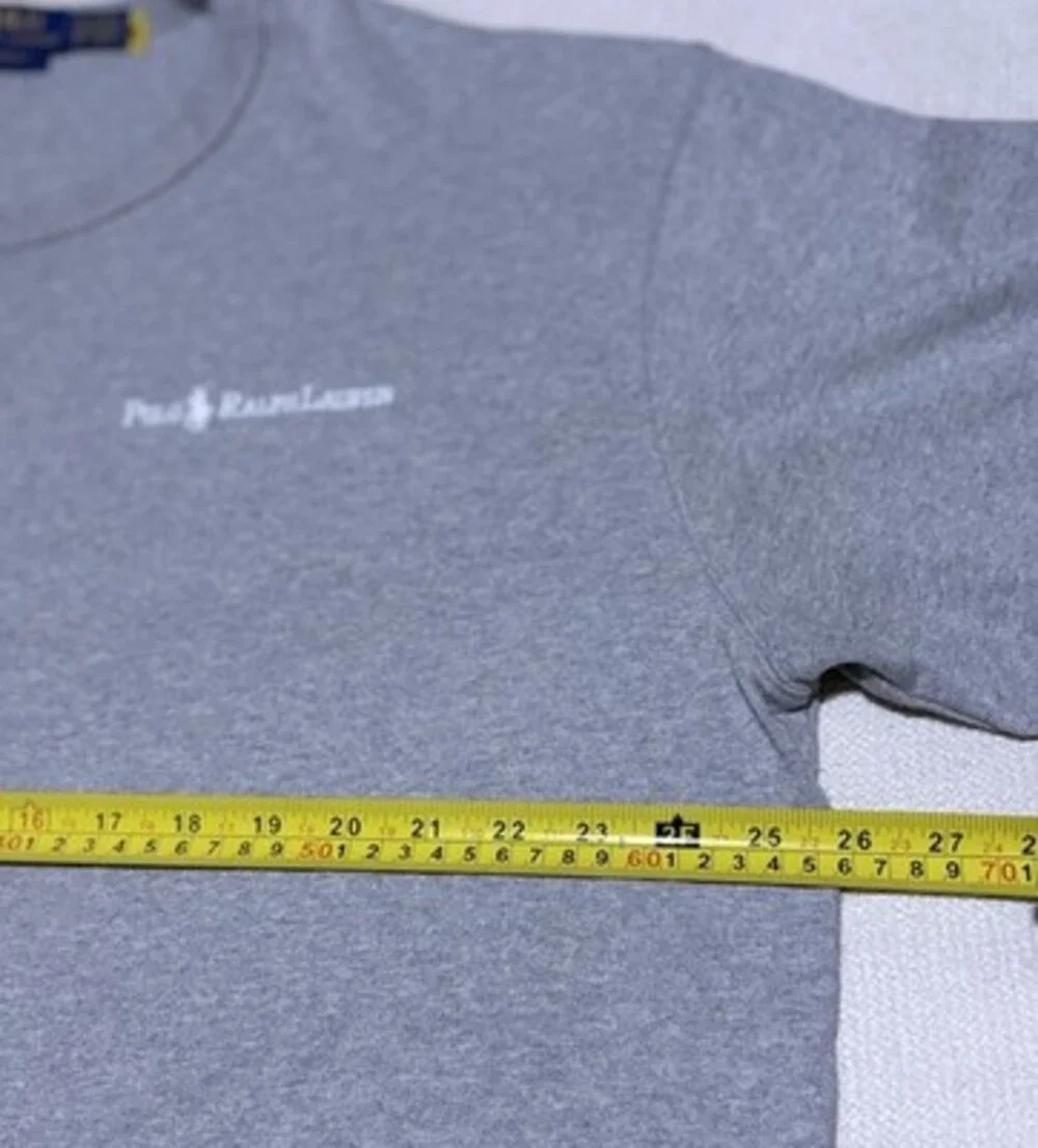 Polo Ralph Lauren Relaxed Fit Gray Logo T-Shirt Men's XL Embroidered Tee